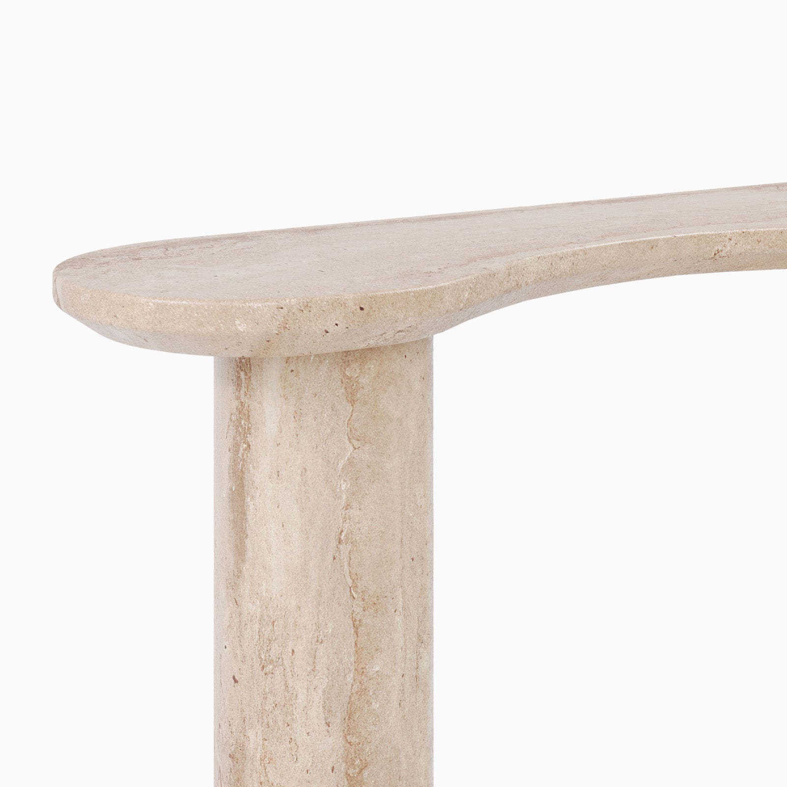 Lawrence Cream Travertine Console image