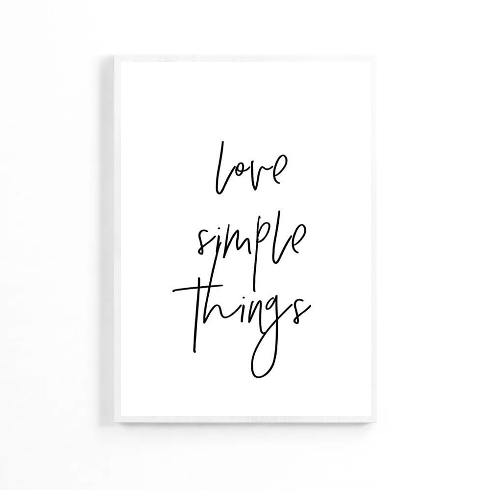 Lettering Simple Things Poster image