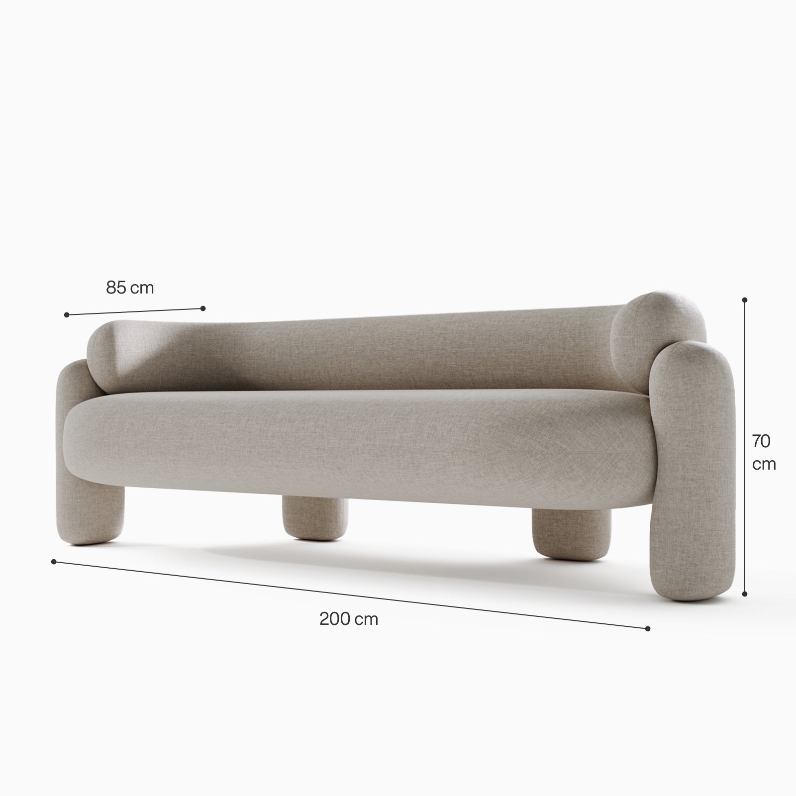 Vortex 4-Seater Straight Sofa image