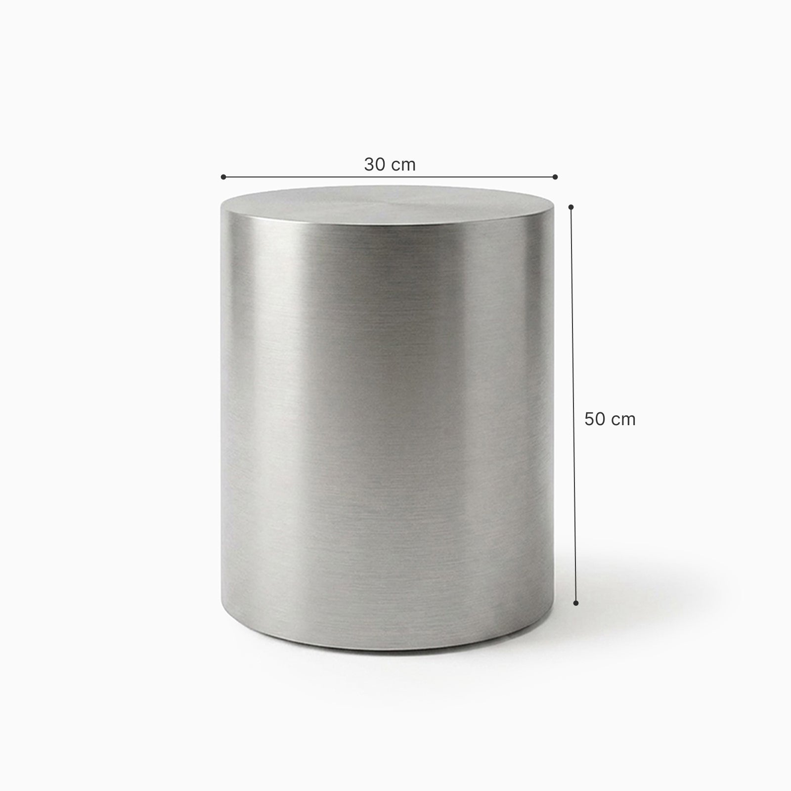 Etienne Steel Side Table image