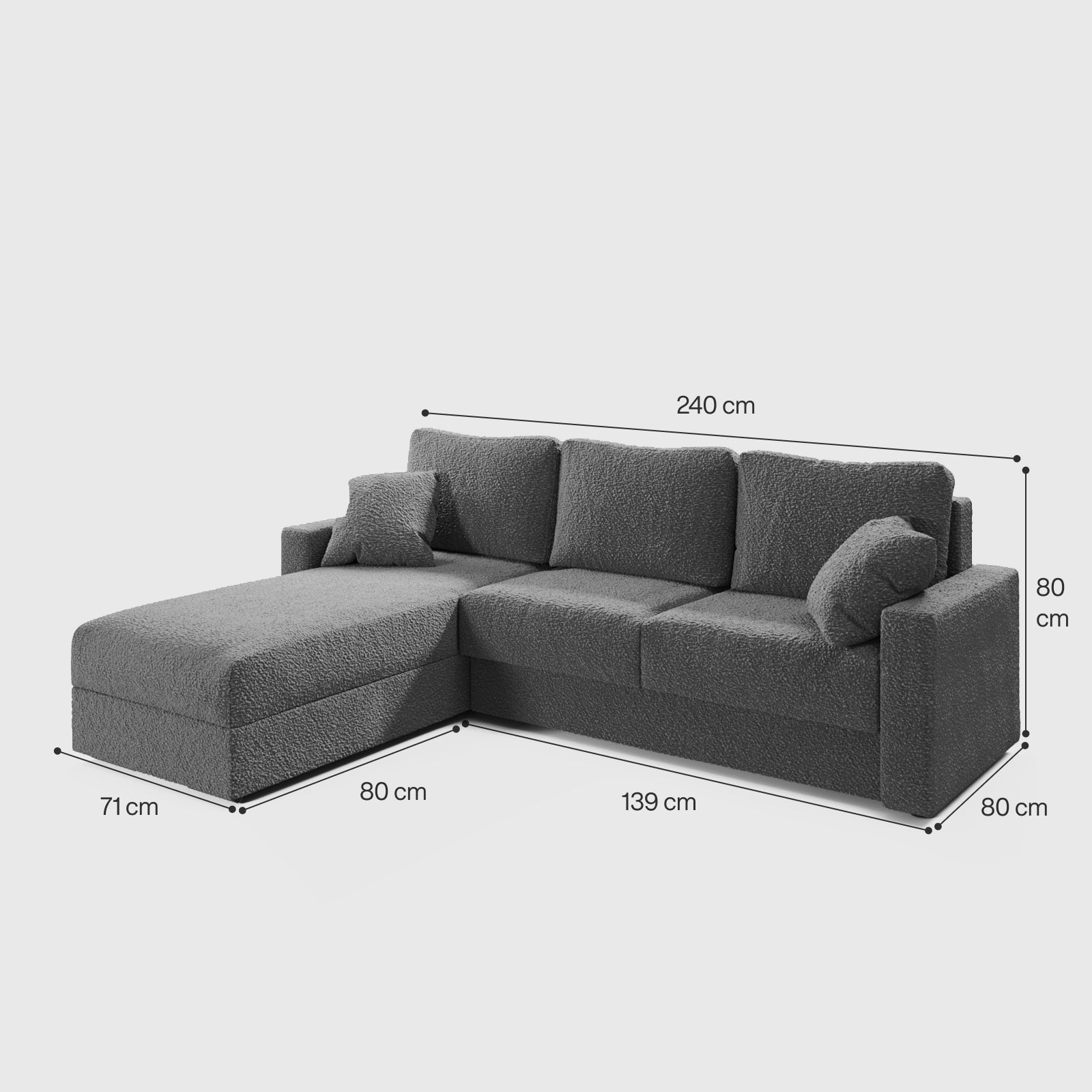 Martin 3-Seater Sofa Bed image