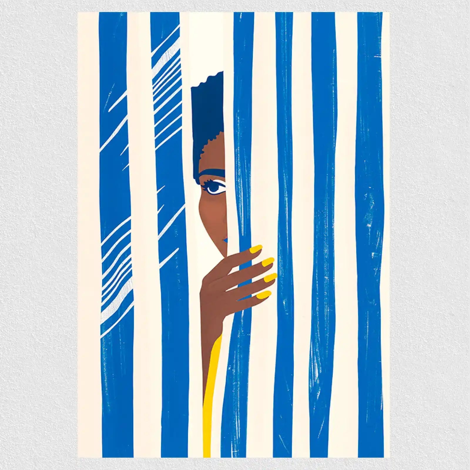 She Is Looking Out Poster