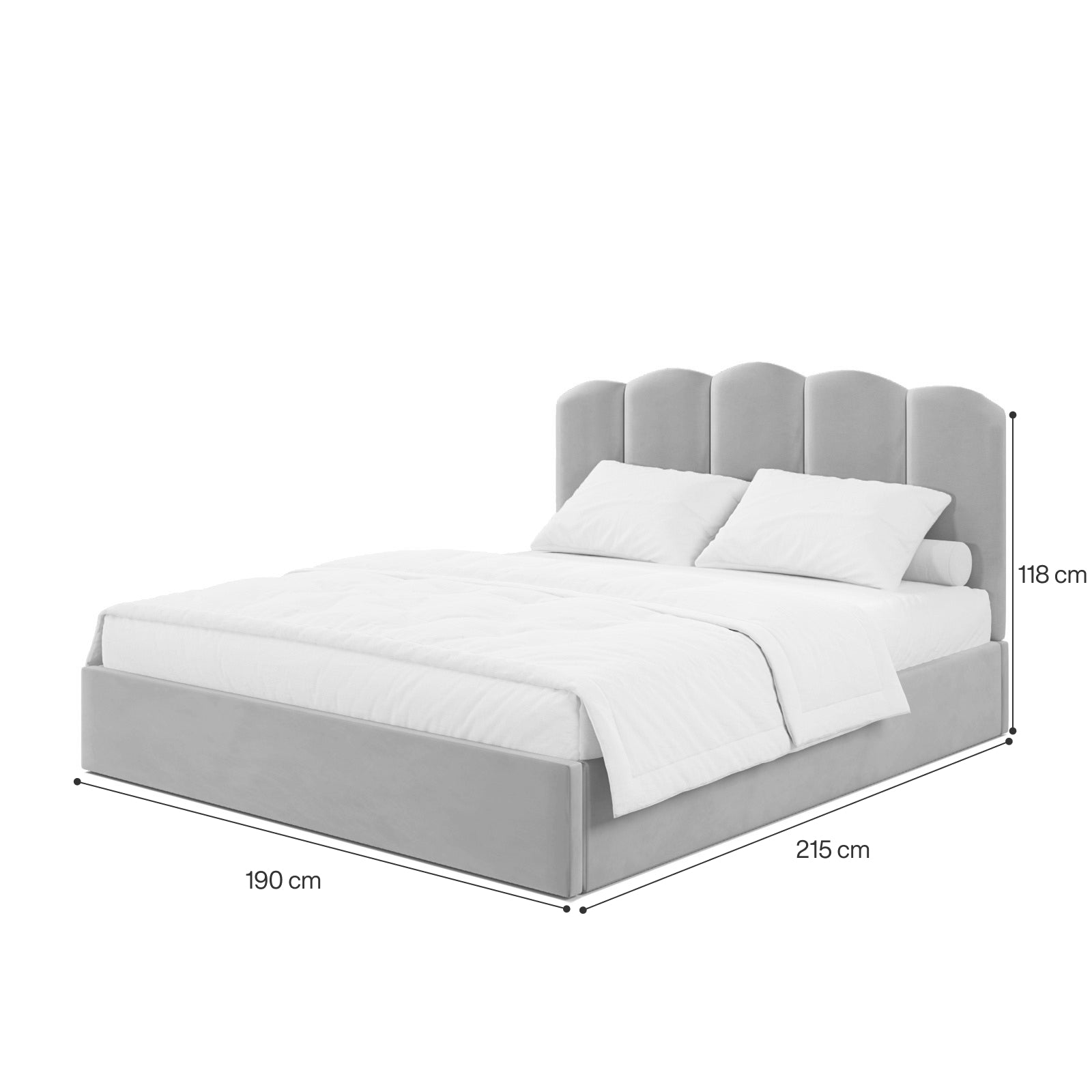 Soft Caramel King Size Bed image