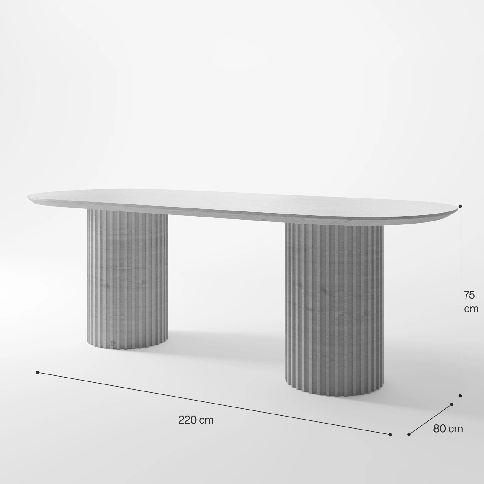 Fiore Wood Dining Table image