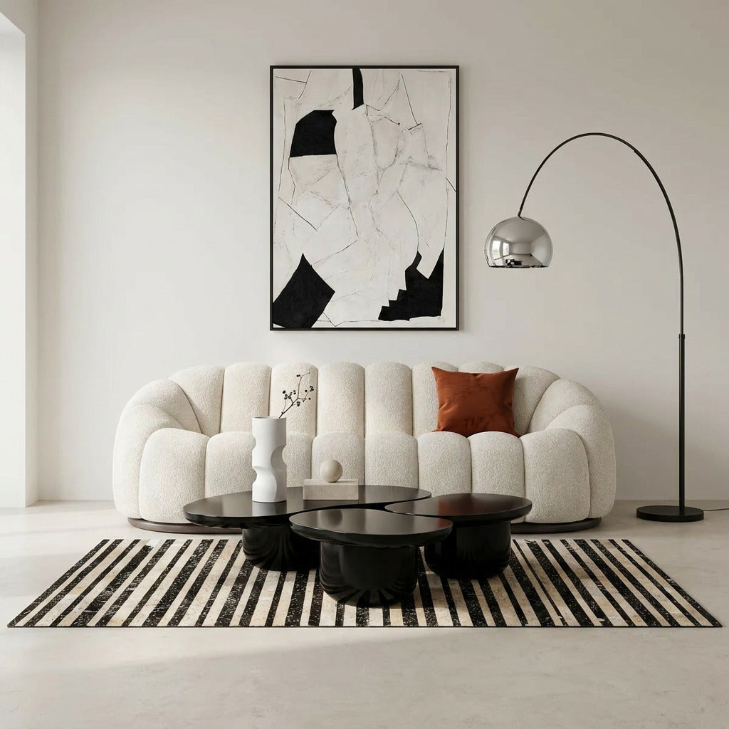 Firenze 3-Seater Straight Sofa
