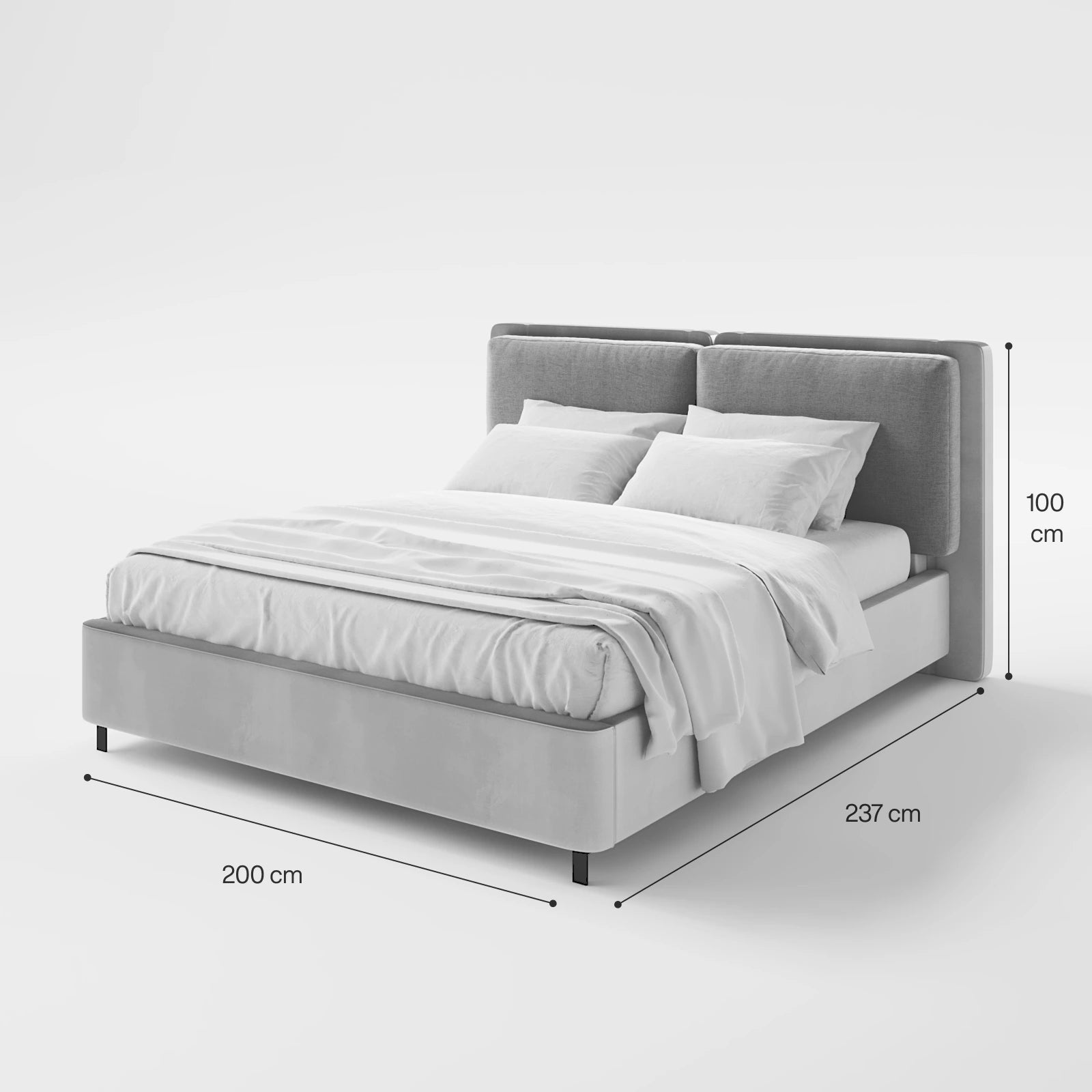 Kyoto Queen Size Bed with Storage 5
