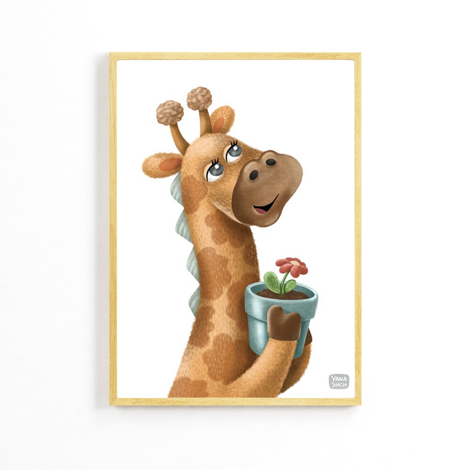 Плакат «Джиджи-жираф» для детей image