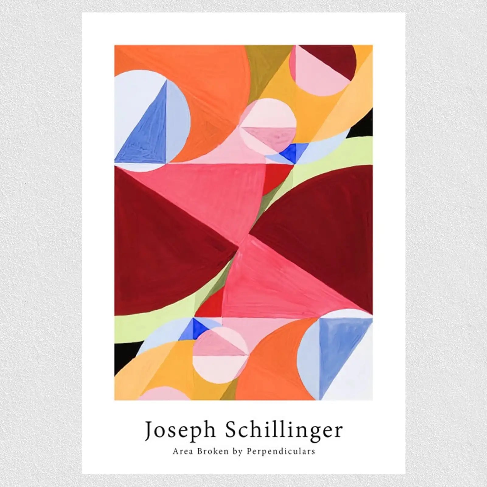Geometricism Joseph Schillinger Poster