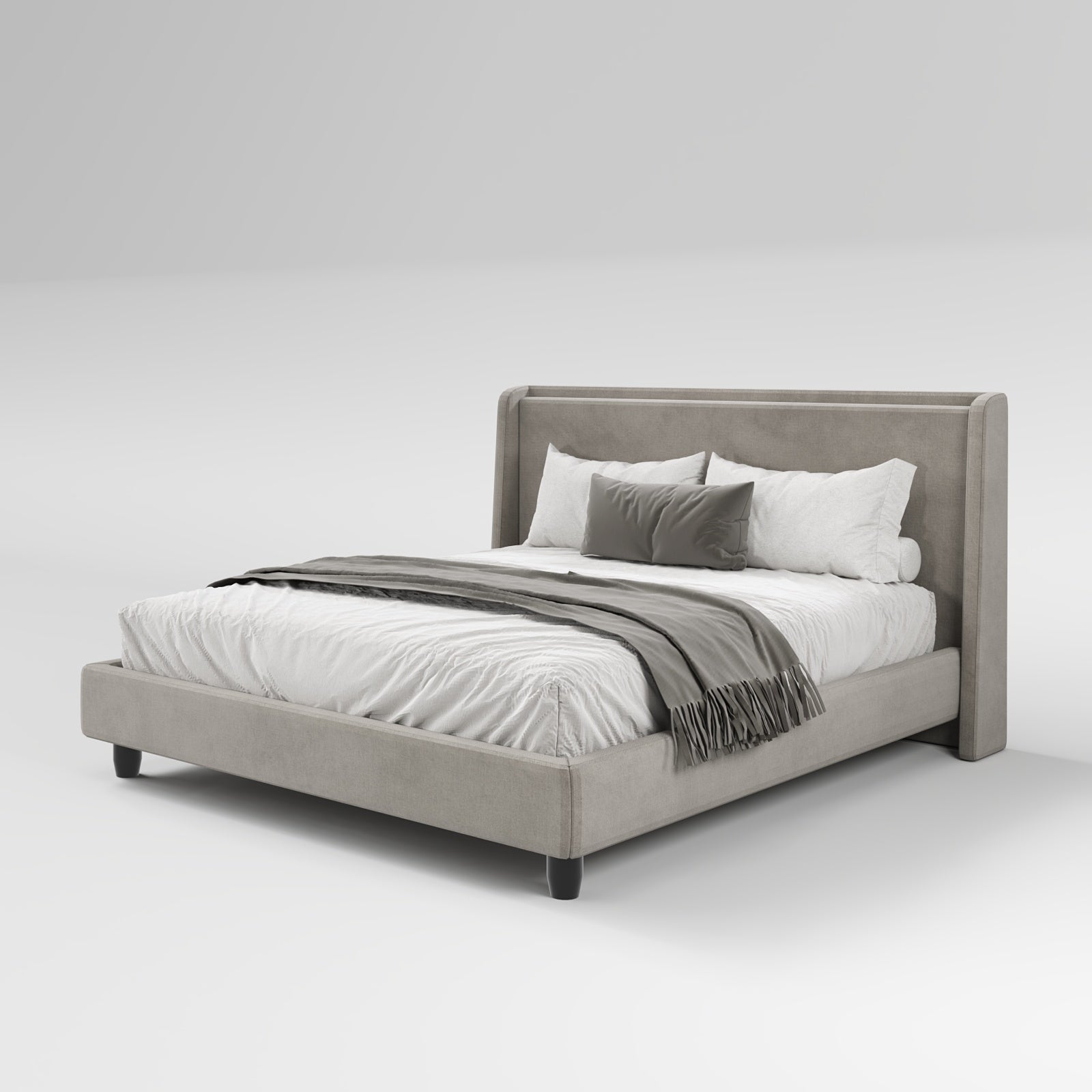 Sand Queen Size Bed image