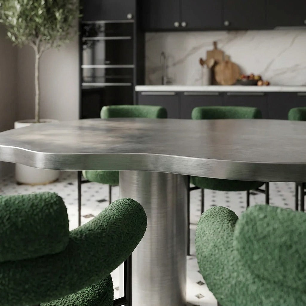 Massimo Steel Dining Table image