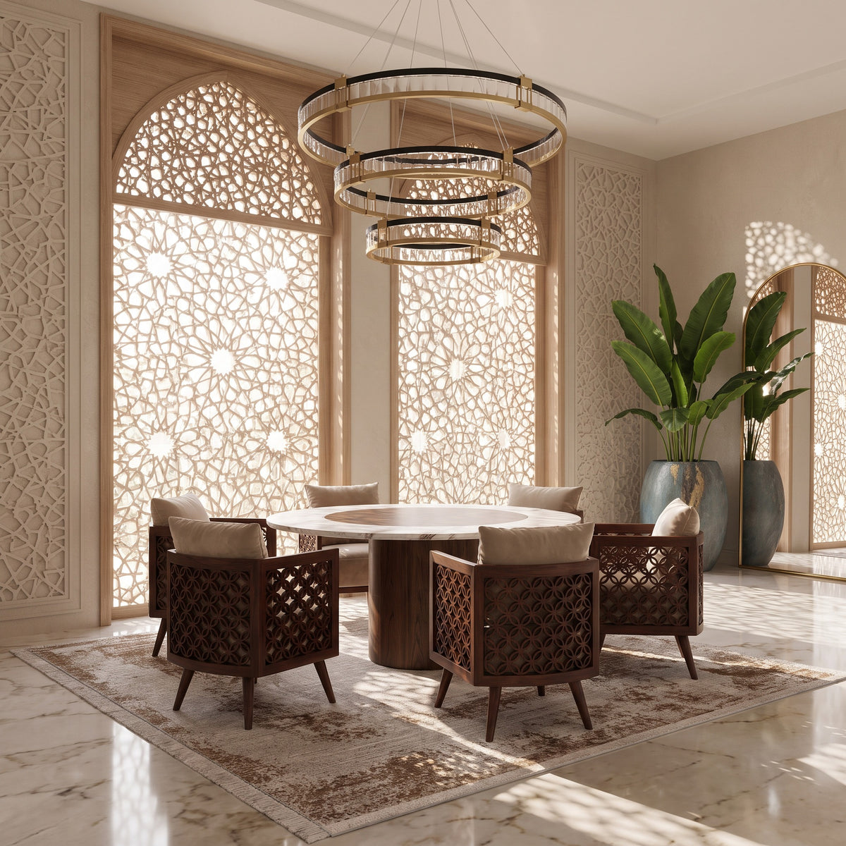 Bayt Marble Dining Table