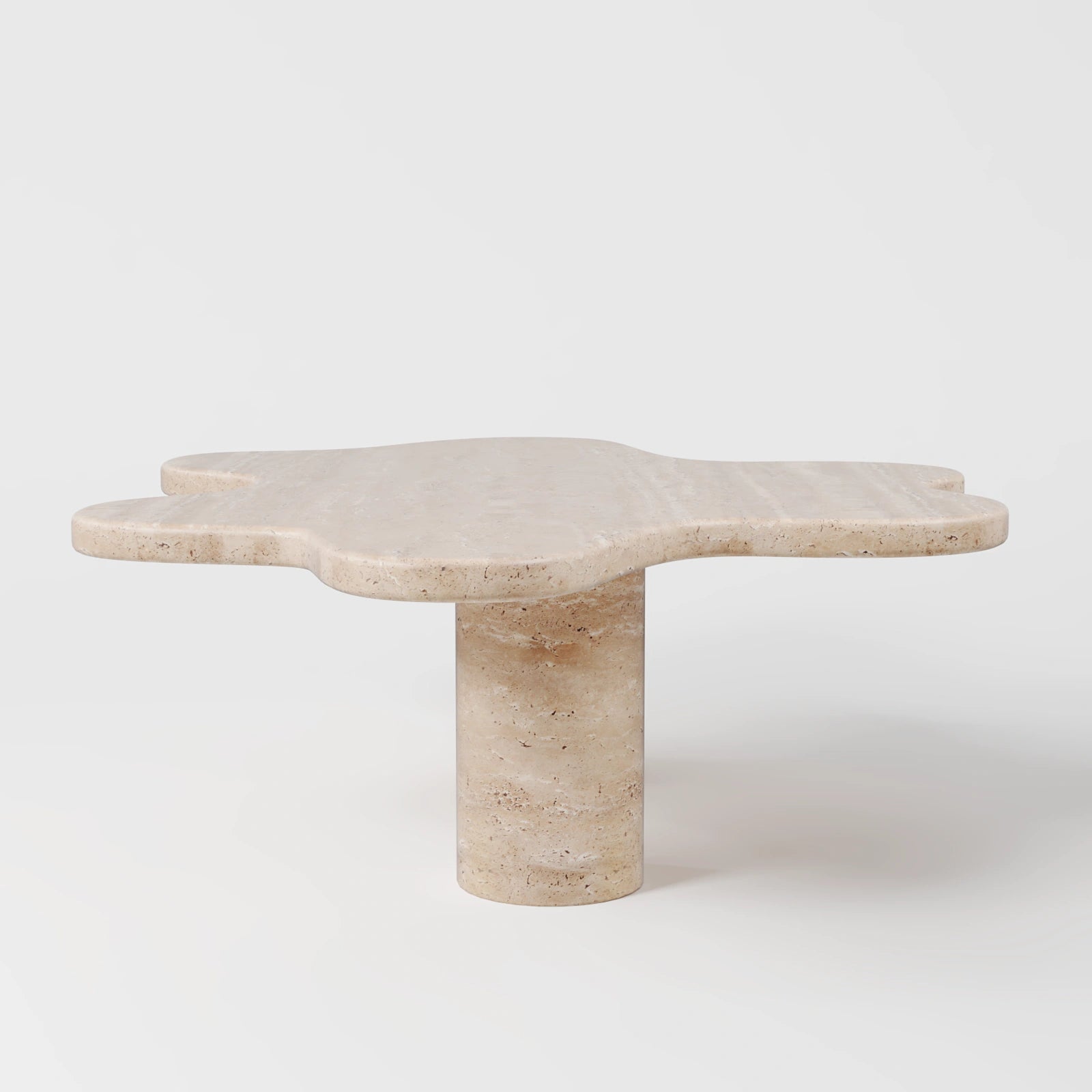 Lawrence Twin Pillars Base Coffee Table