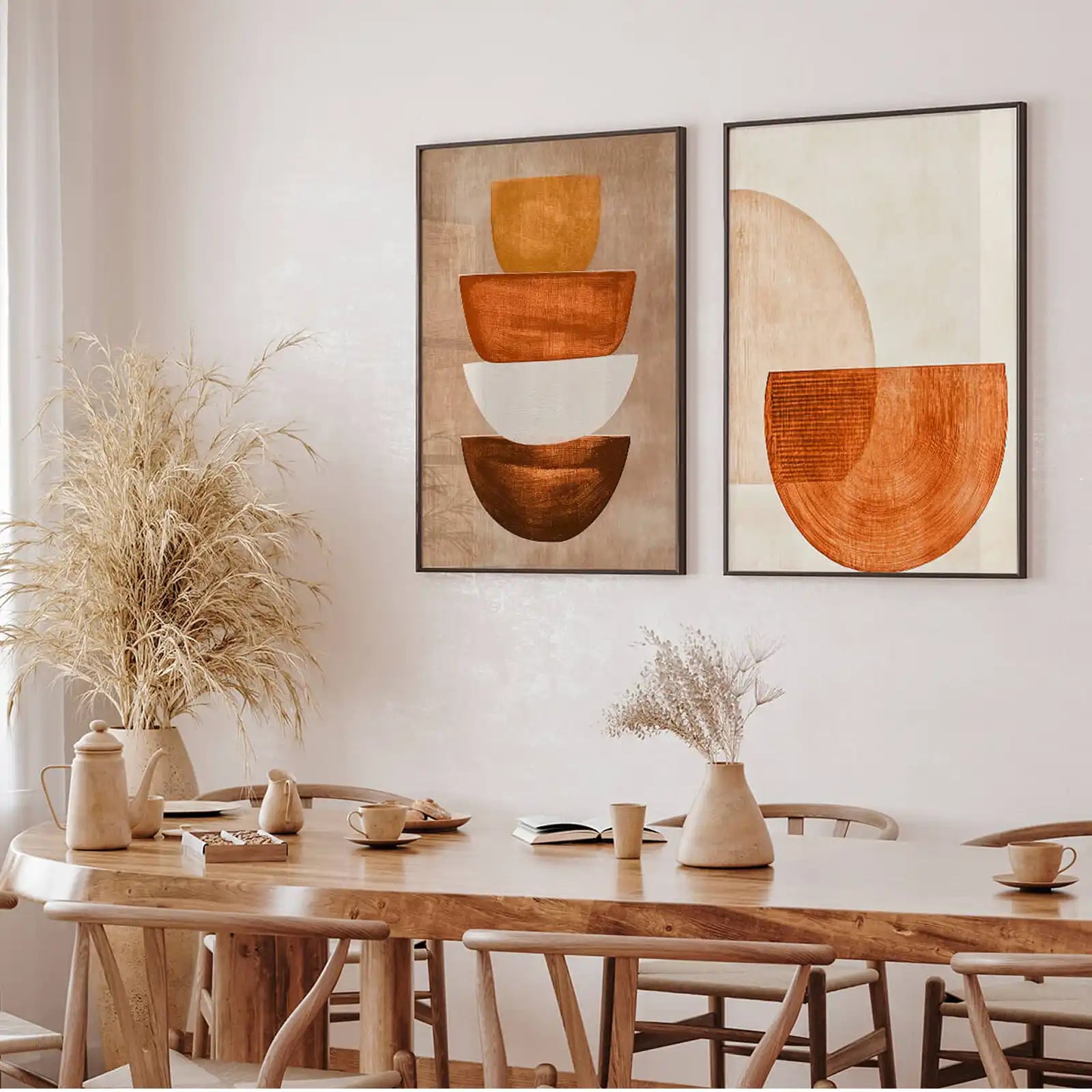 Abstraction Pyramids Poster