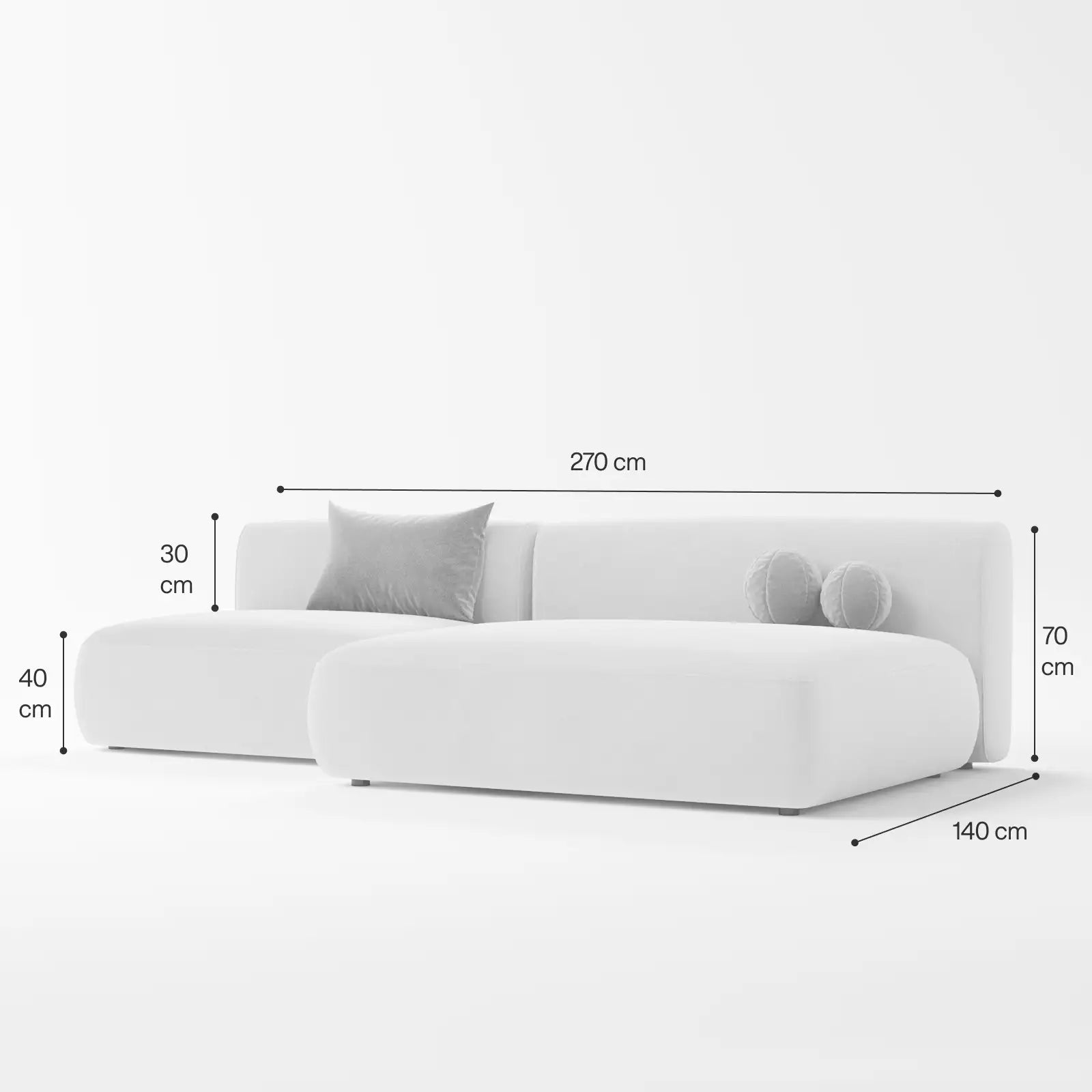 Orbit Suede Sofa 3-Seater 6