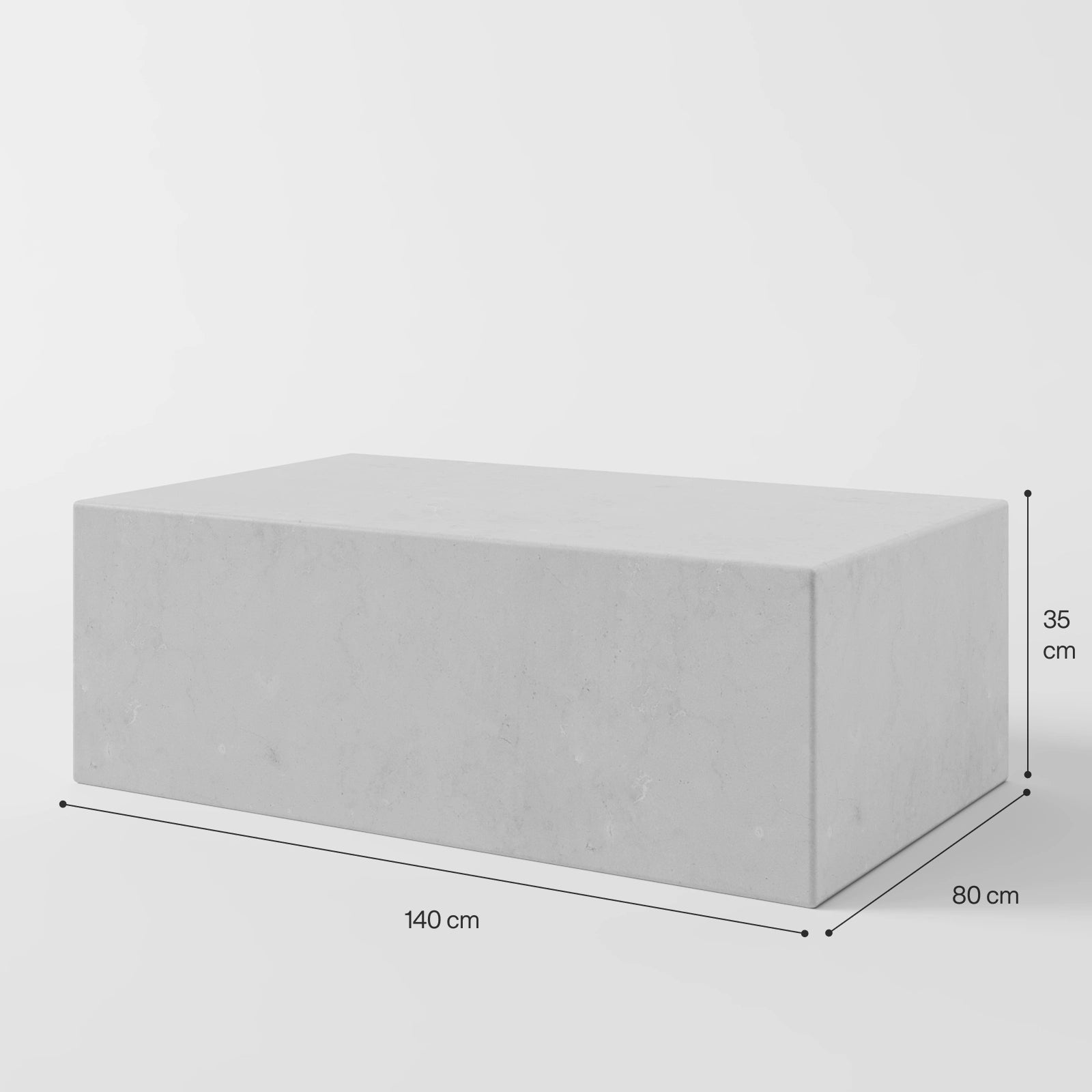 Cube Crema Marfil Coffee Table image