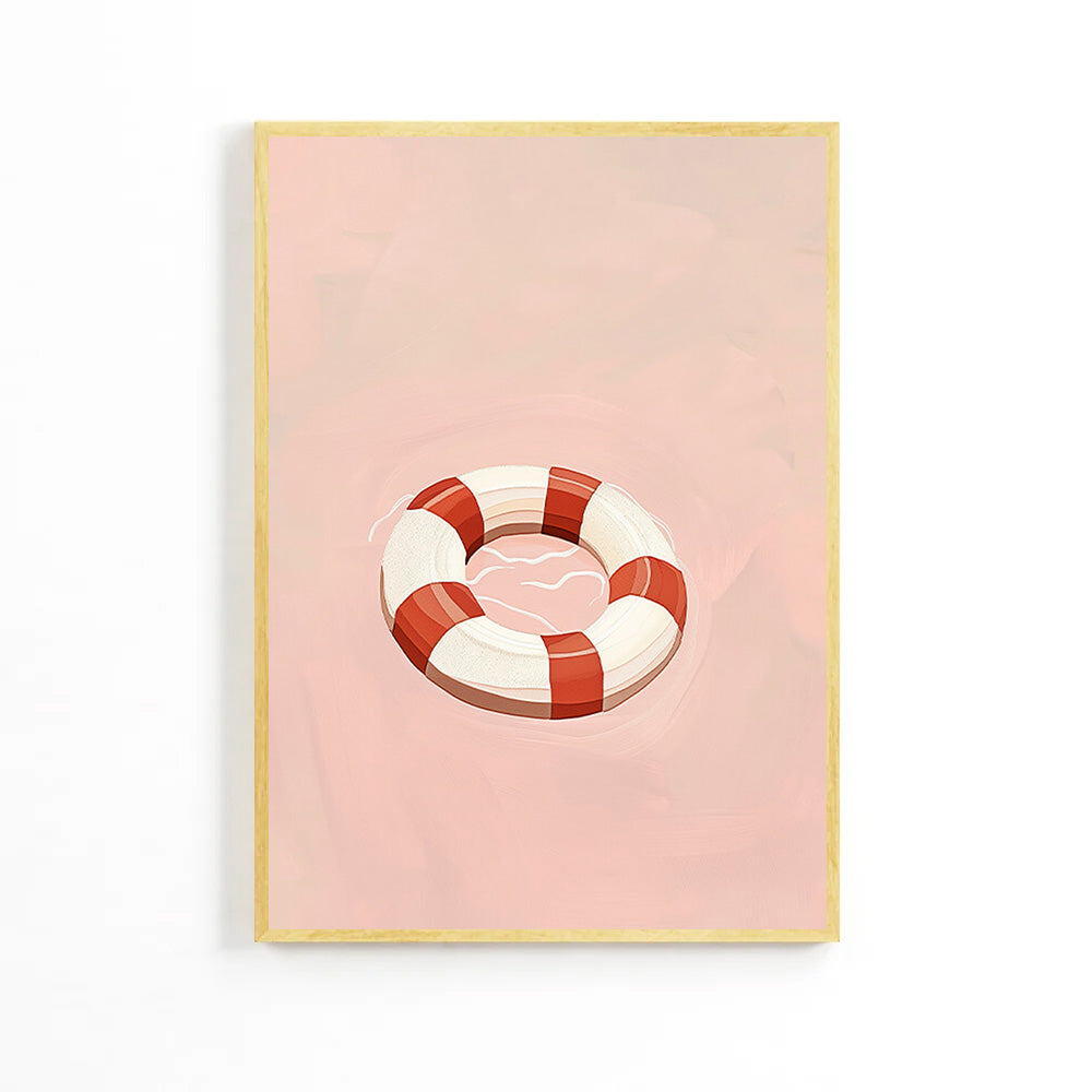 Плакат «Спасательный круг для плавания» image