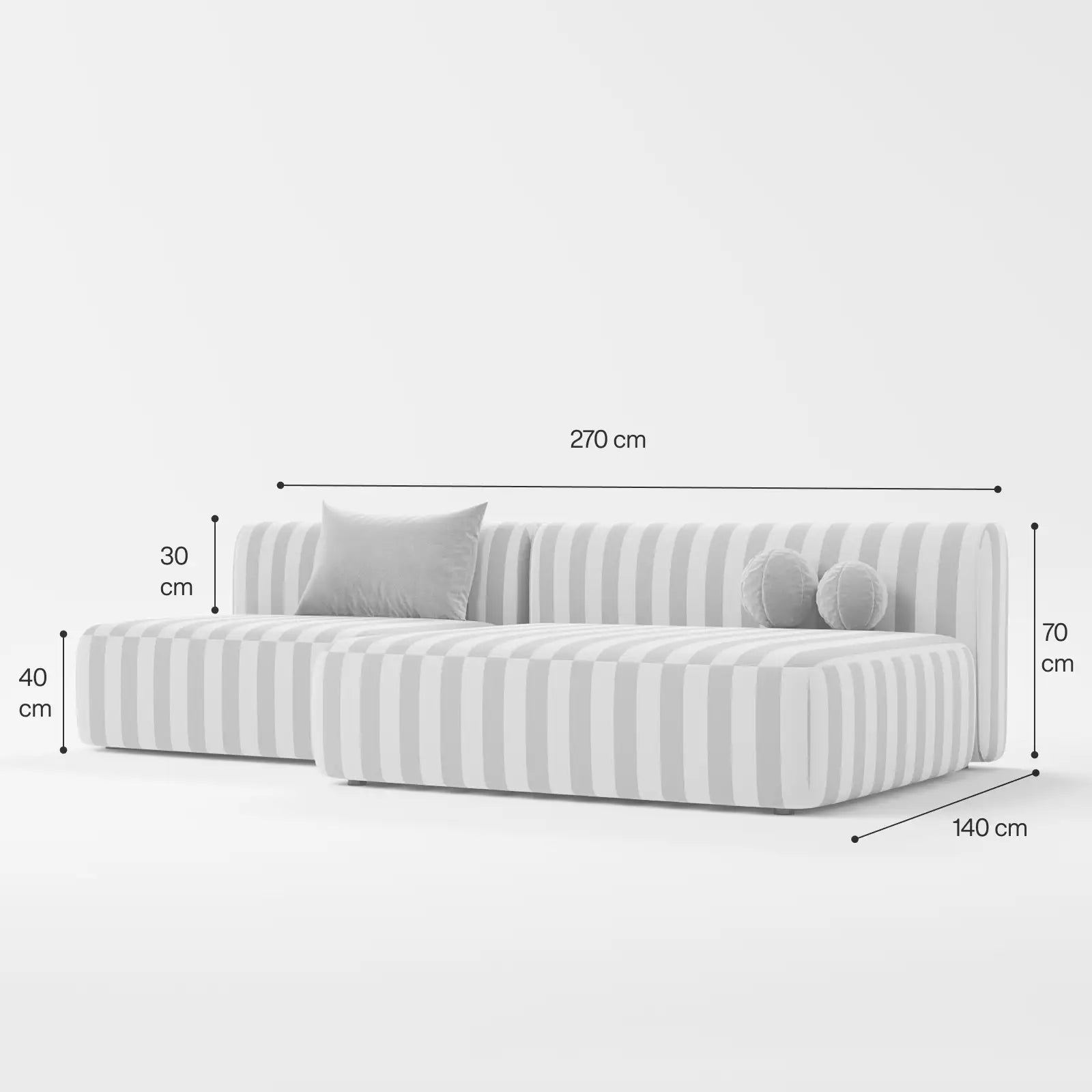 Premium Satin Accent Sofa 3-Seater 6