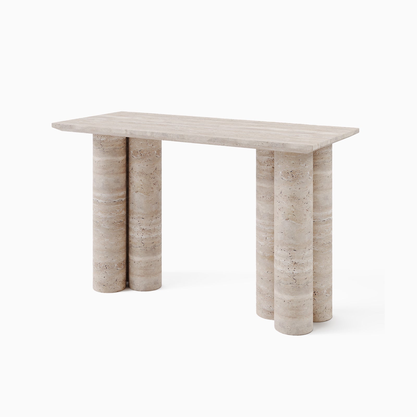 Solerno Travertine Twin Column Console image