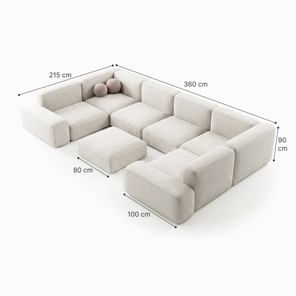 Ava 6-Seater Modular Sofa image