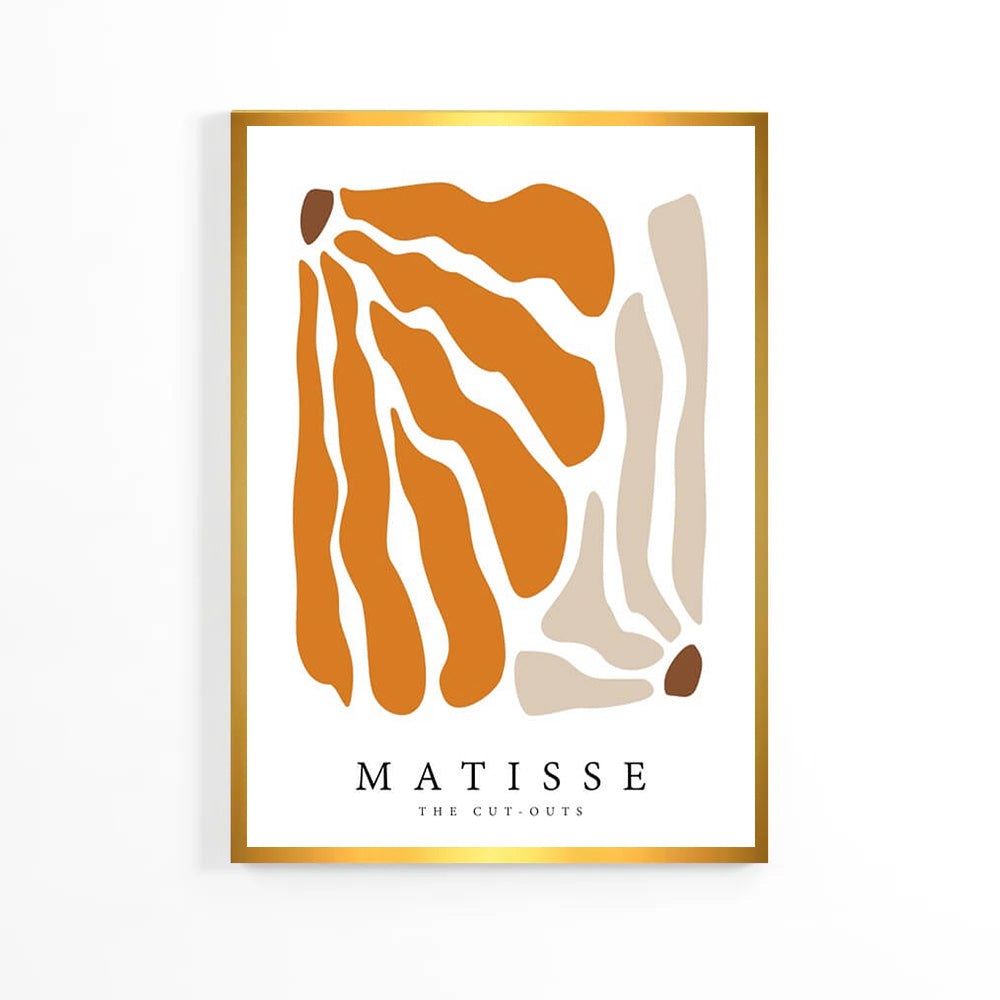 Плакат «Оранжевое настроение» Матисса image