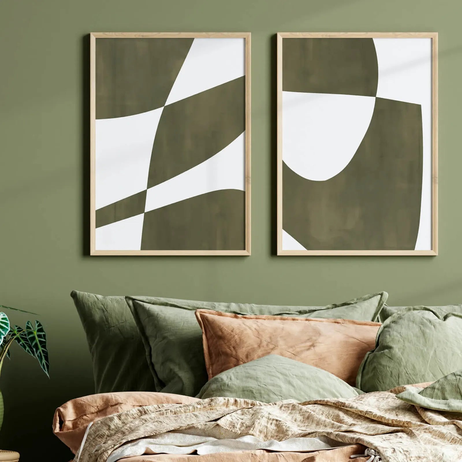 Abstraction Green Poster