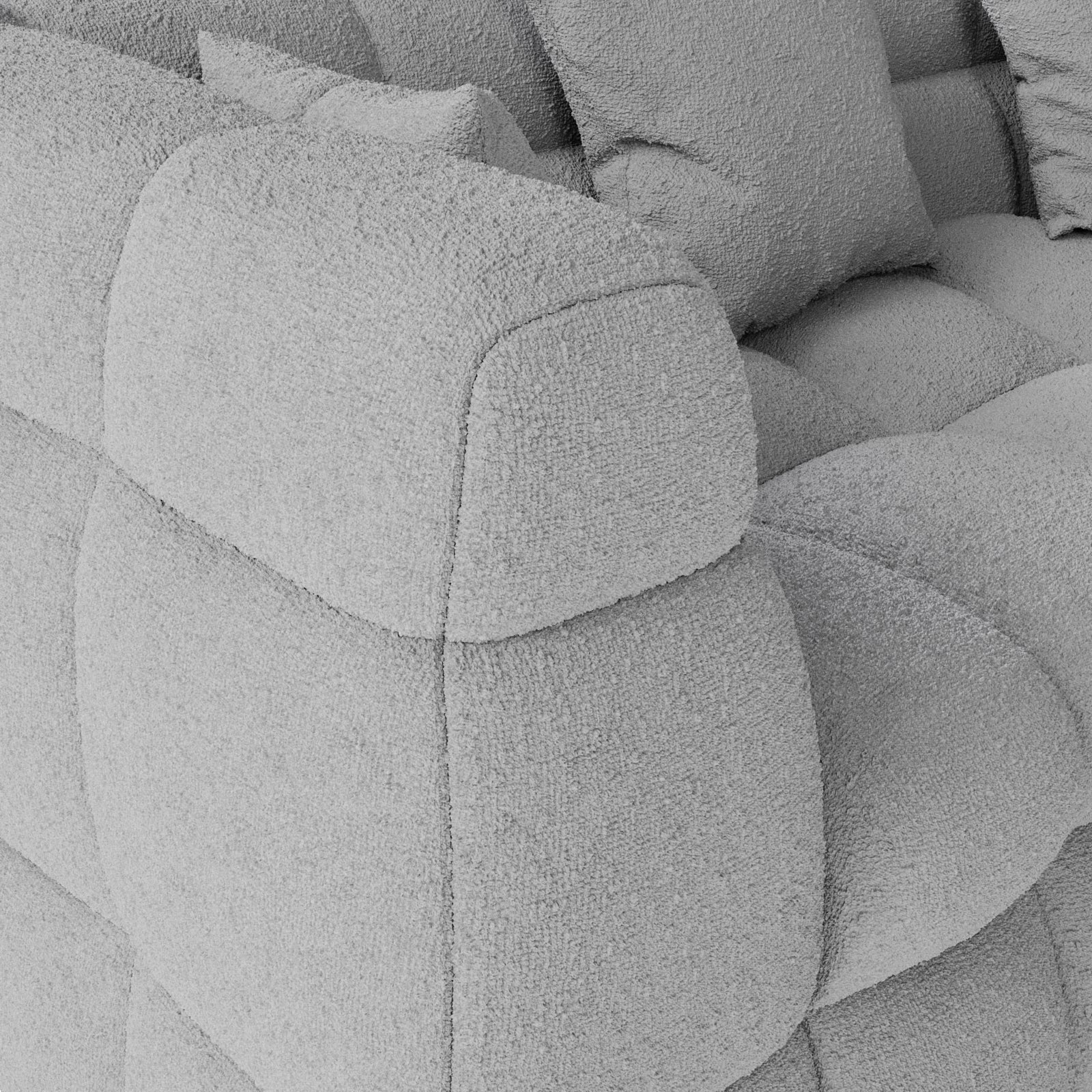 Cloud 3-Seater Straight Sofa image