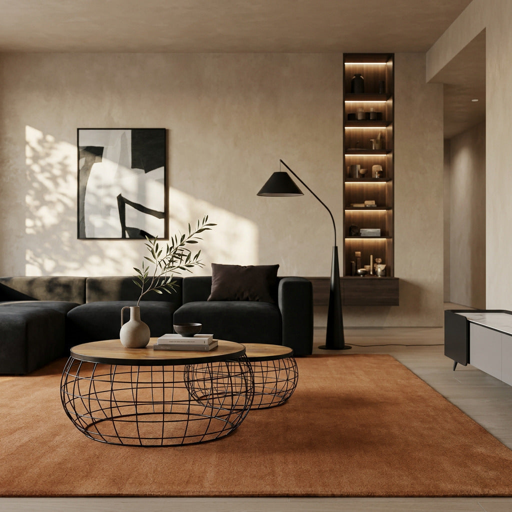 Cage Coffee Table Set of 2