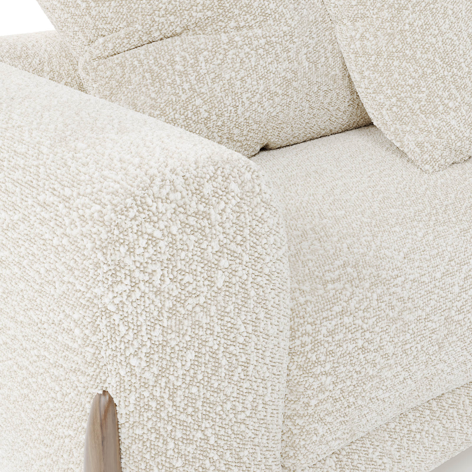 Timber 2-Seater Straight Sofa image
