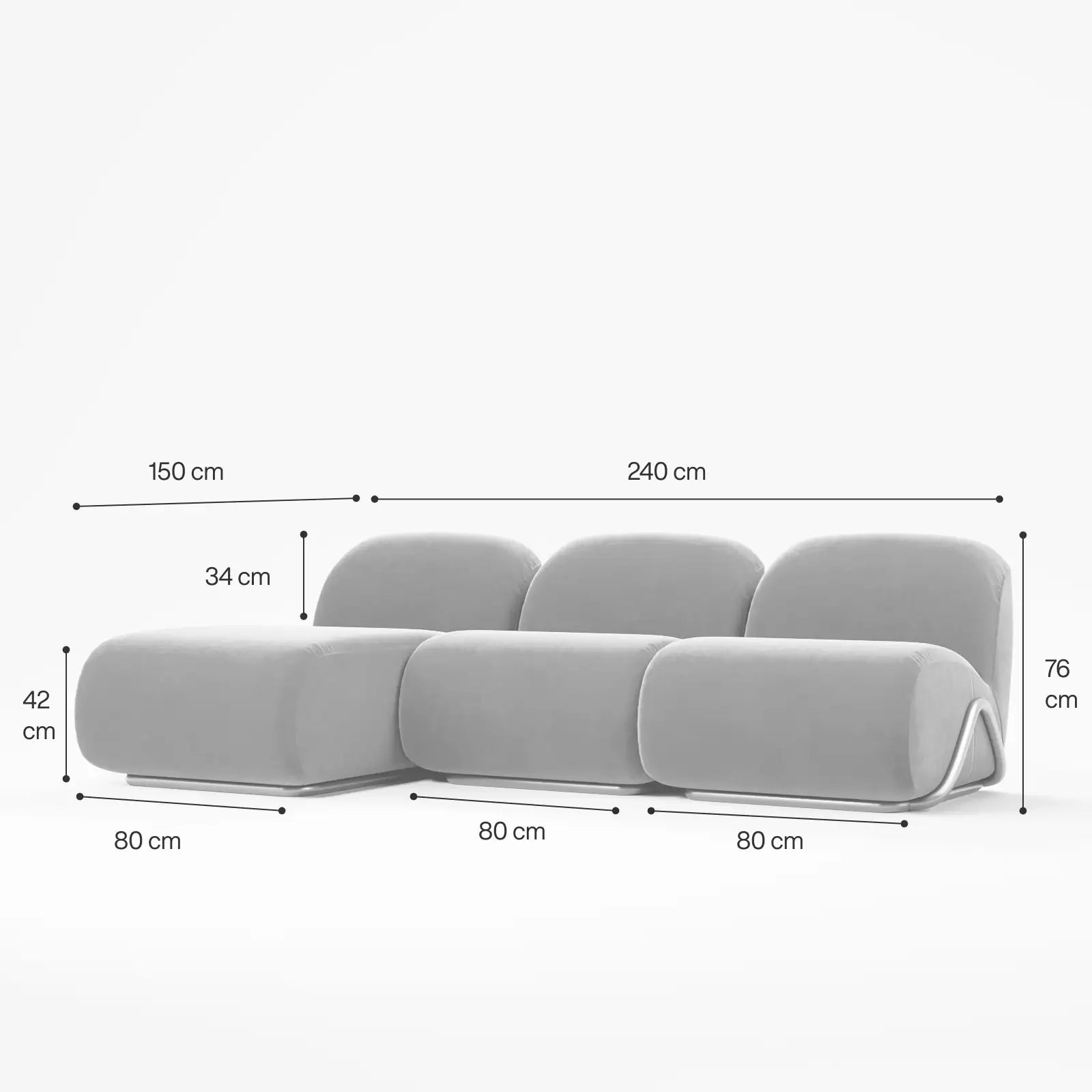 Fusion 3-Seater Corner Sofa image