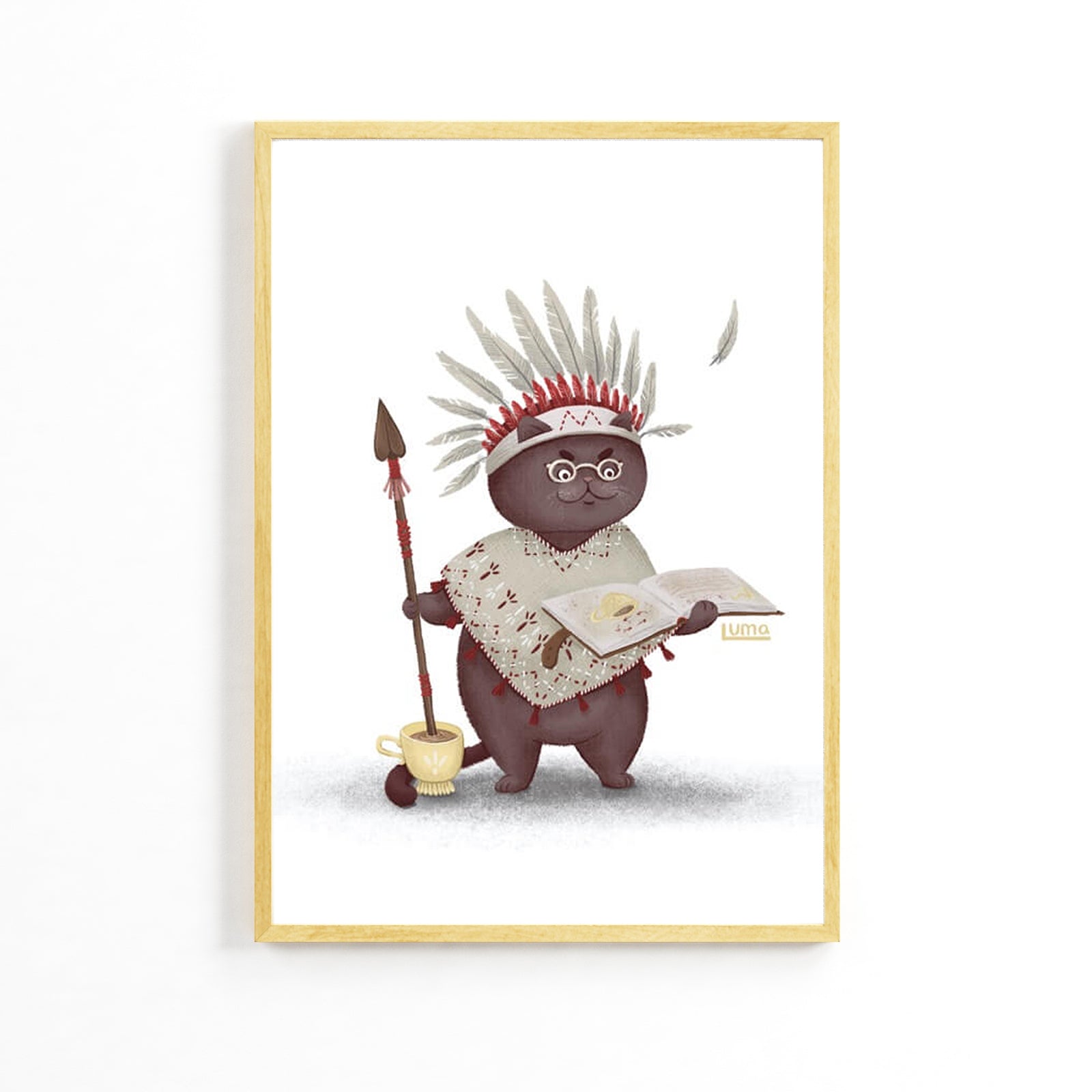 Детский постер «Маленький магический воин» image