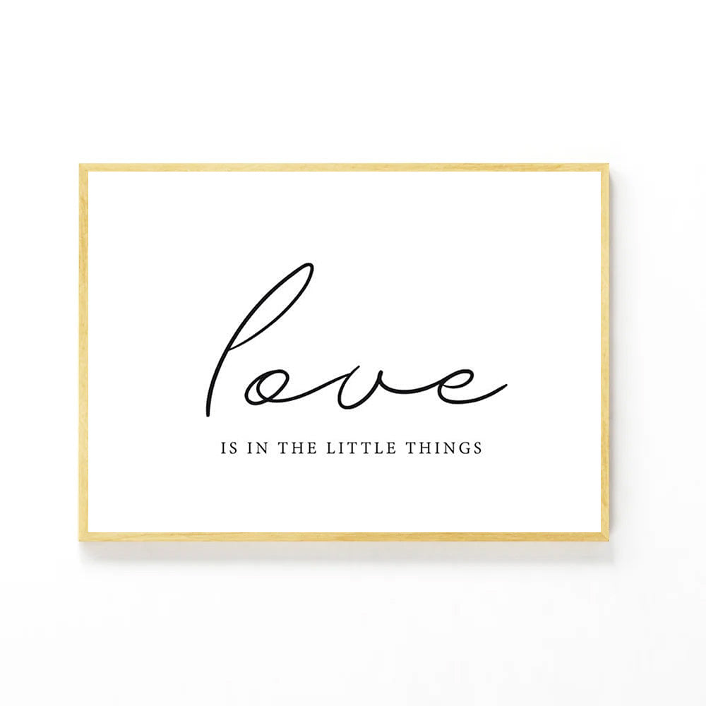 Lettering Declaration of Love Poster image