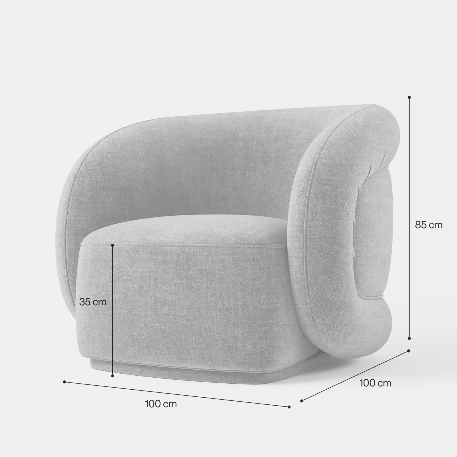 Viva Carmen Premium Cotton Blend Armchair 1