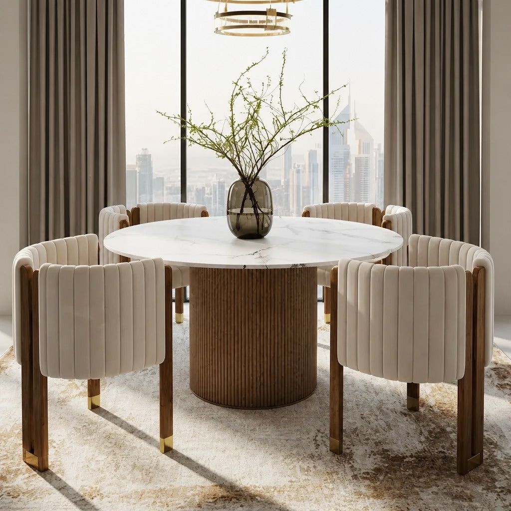 Bantu Marble Dining Table image