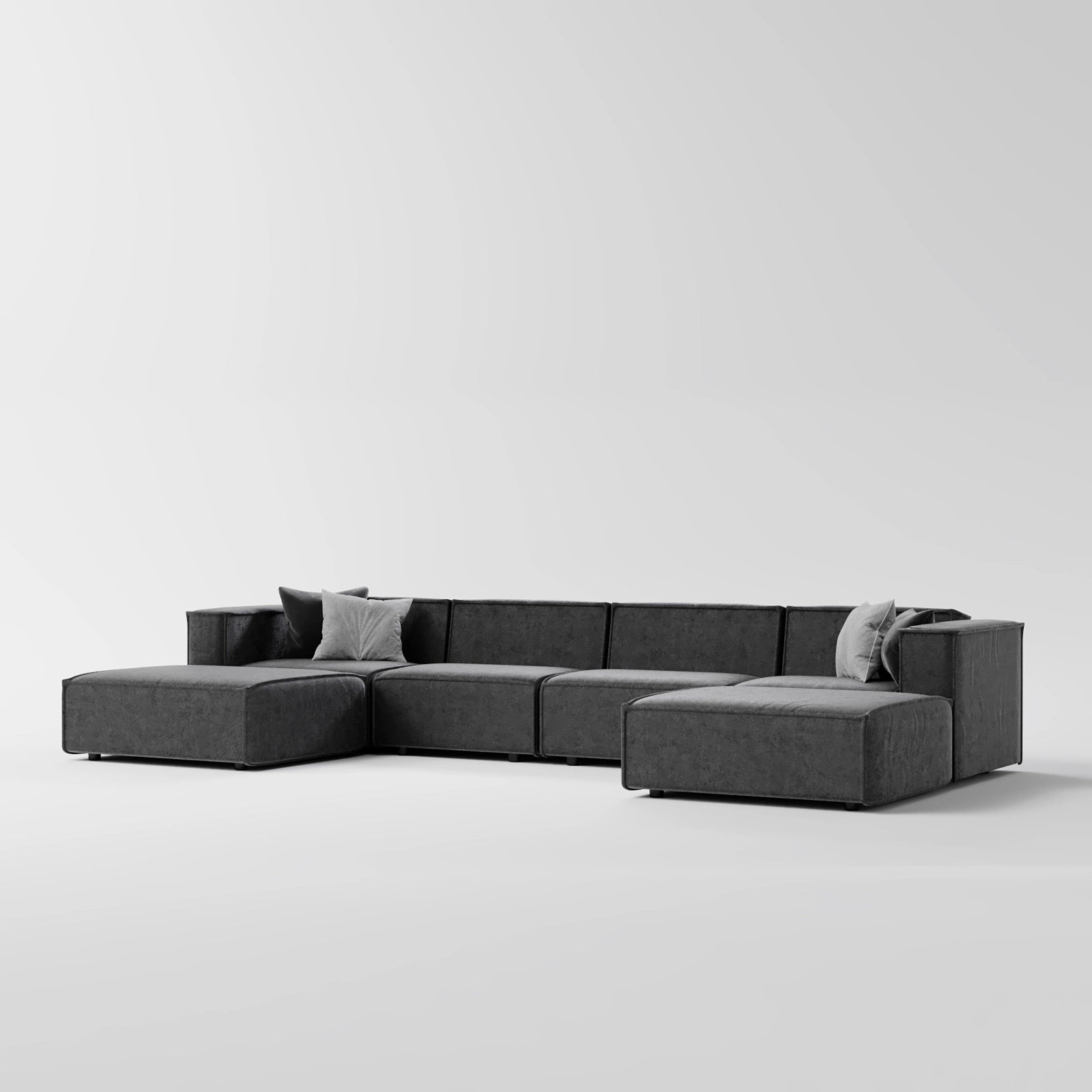 أريكة صالة مقسمة لخمسة مقاعد image