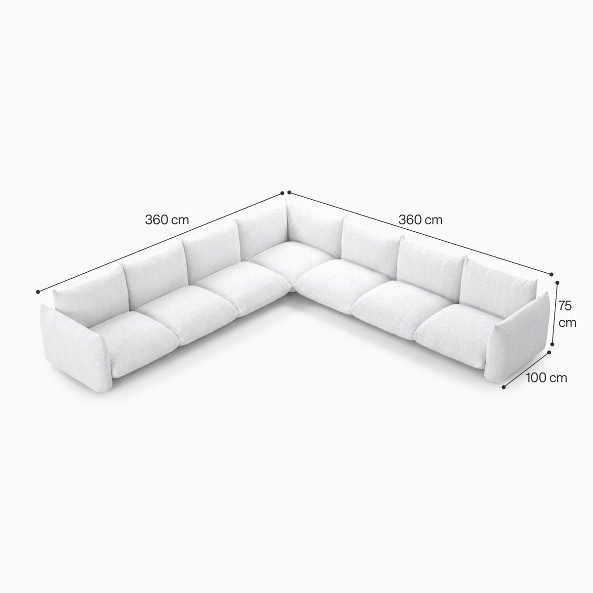 Atlas Spirit 7-Seater Modular Sofa image