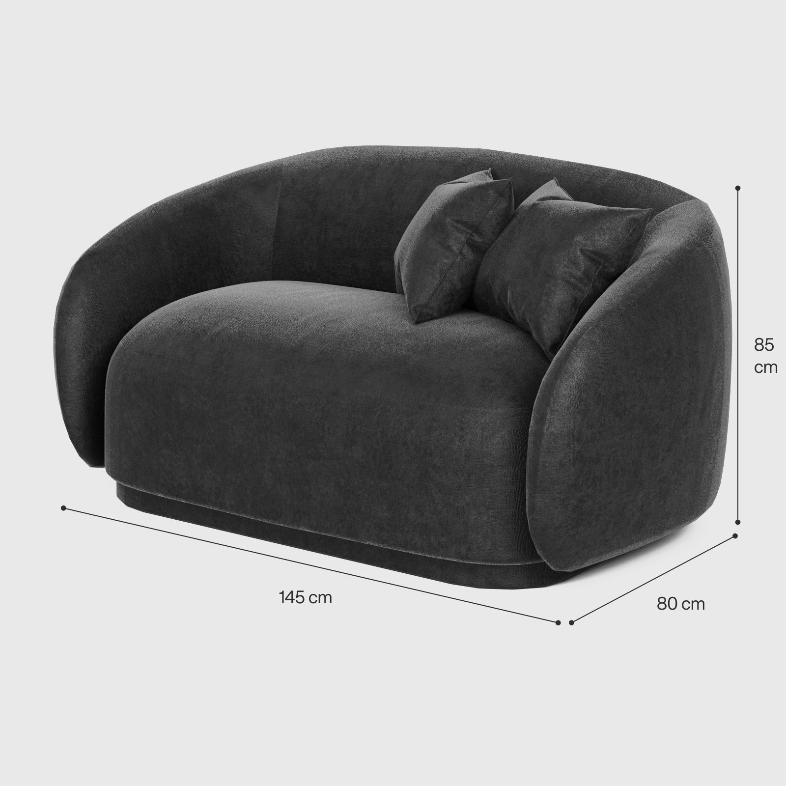 Coraline 2-Seater Straight Sofa image