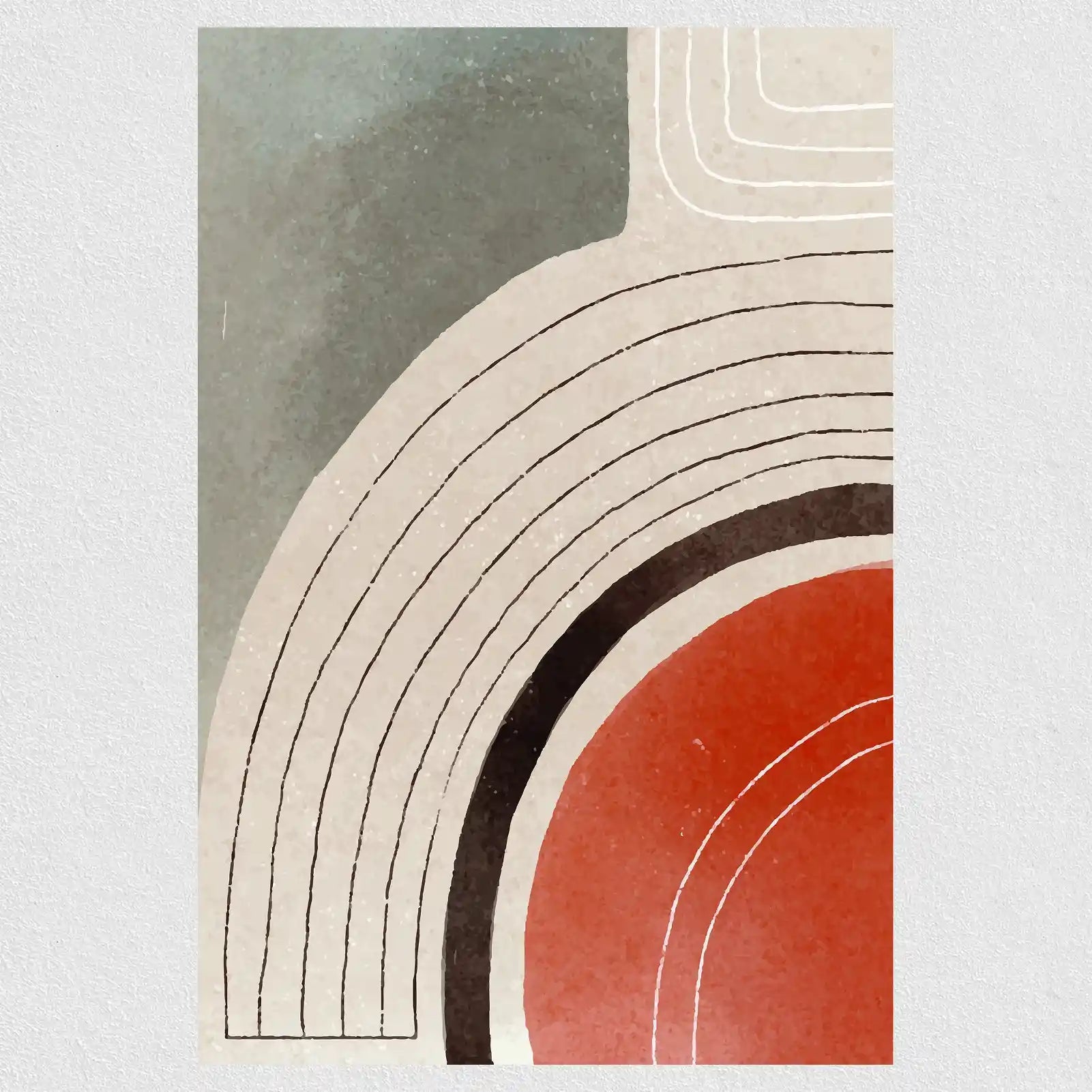 Abstraction Rainbow Poster image