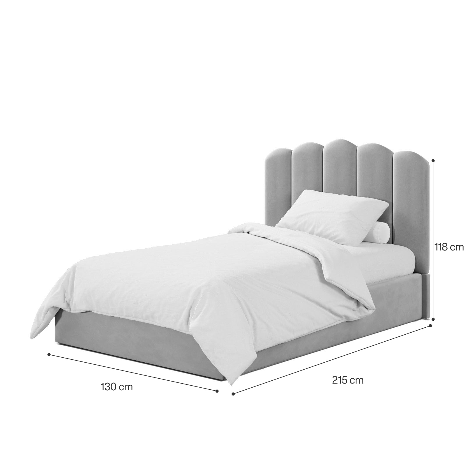 Soft Caramel Single Size Bed image