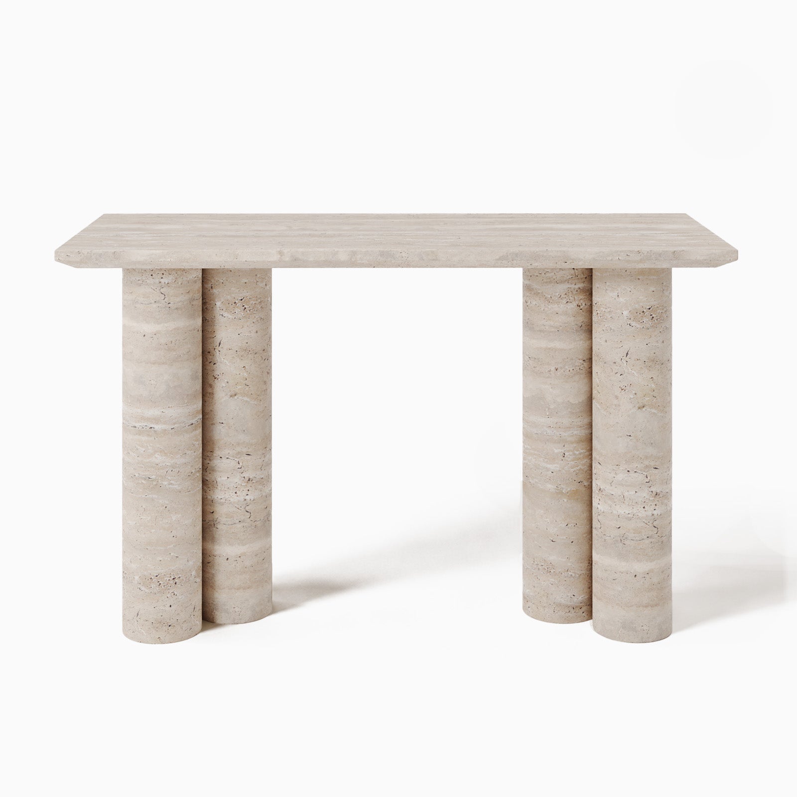Solerno Travertine Twin Column Console image