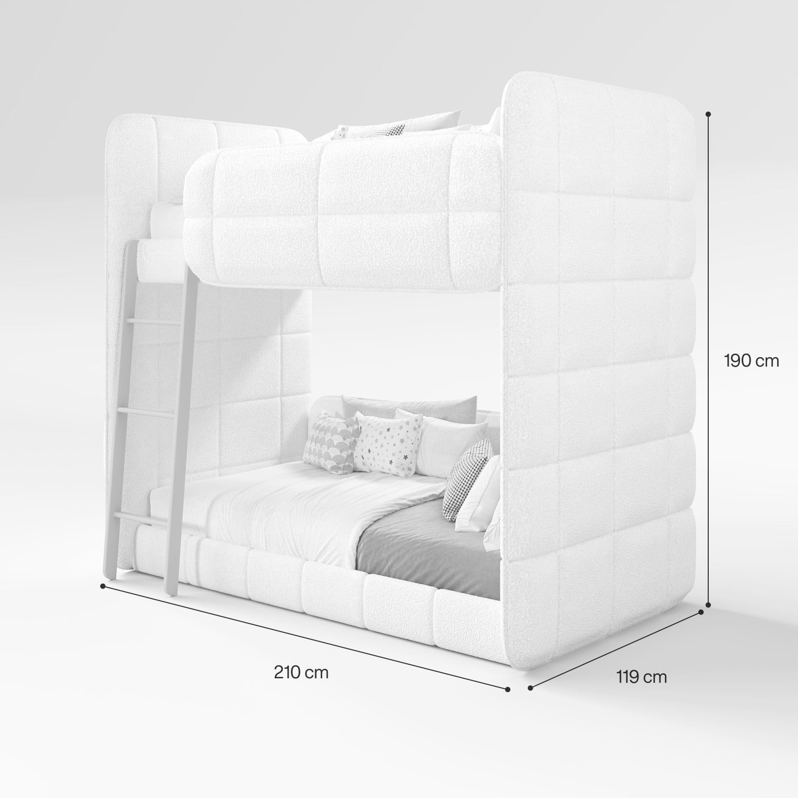 Teddy Bunk Kids Bed image