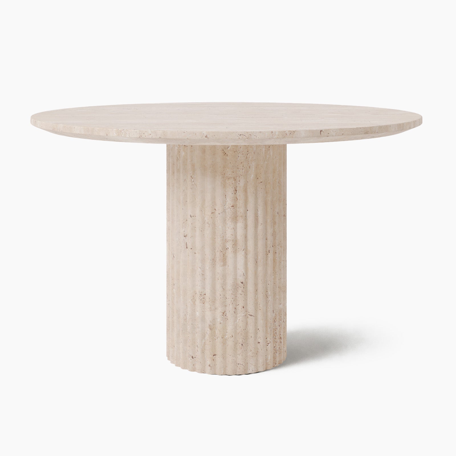 Charlotte Cream Travertine Dining Table