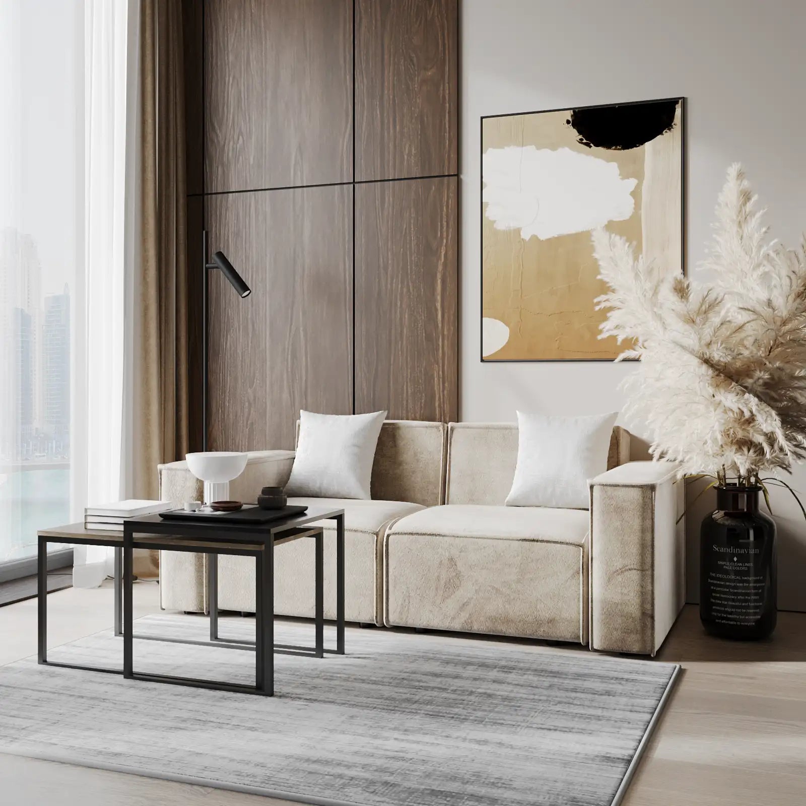 #Apartment Type/Number of Items_Studio/16 Items #Color_Cream