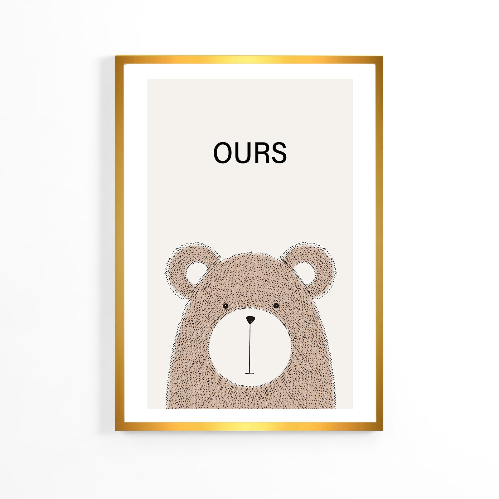 Плакат «Дети с маленькими медвежатами» image