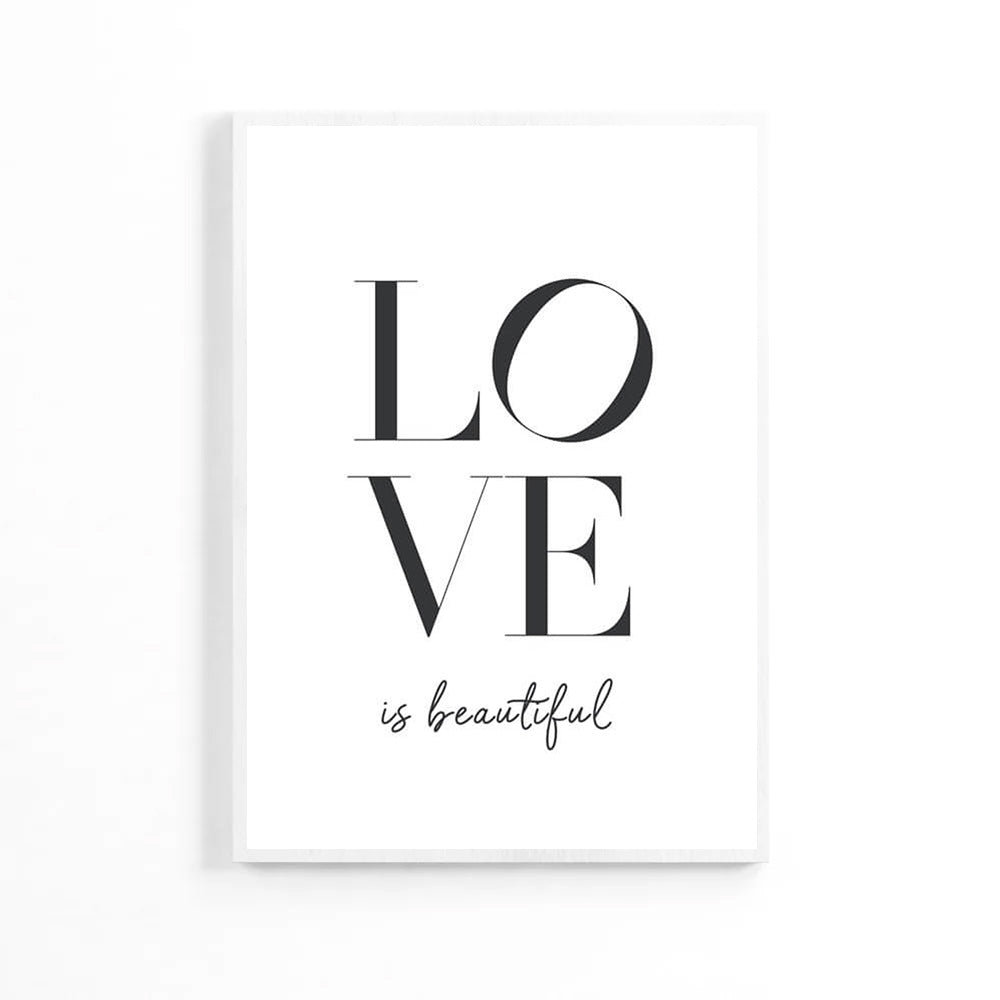 Плакат «Надписи прекрасны» о любви image