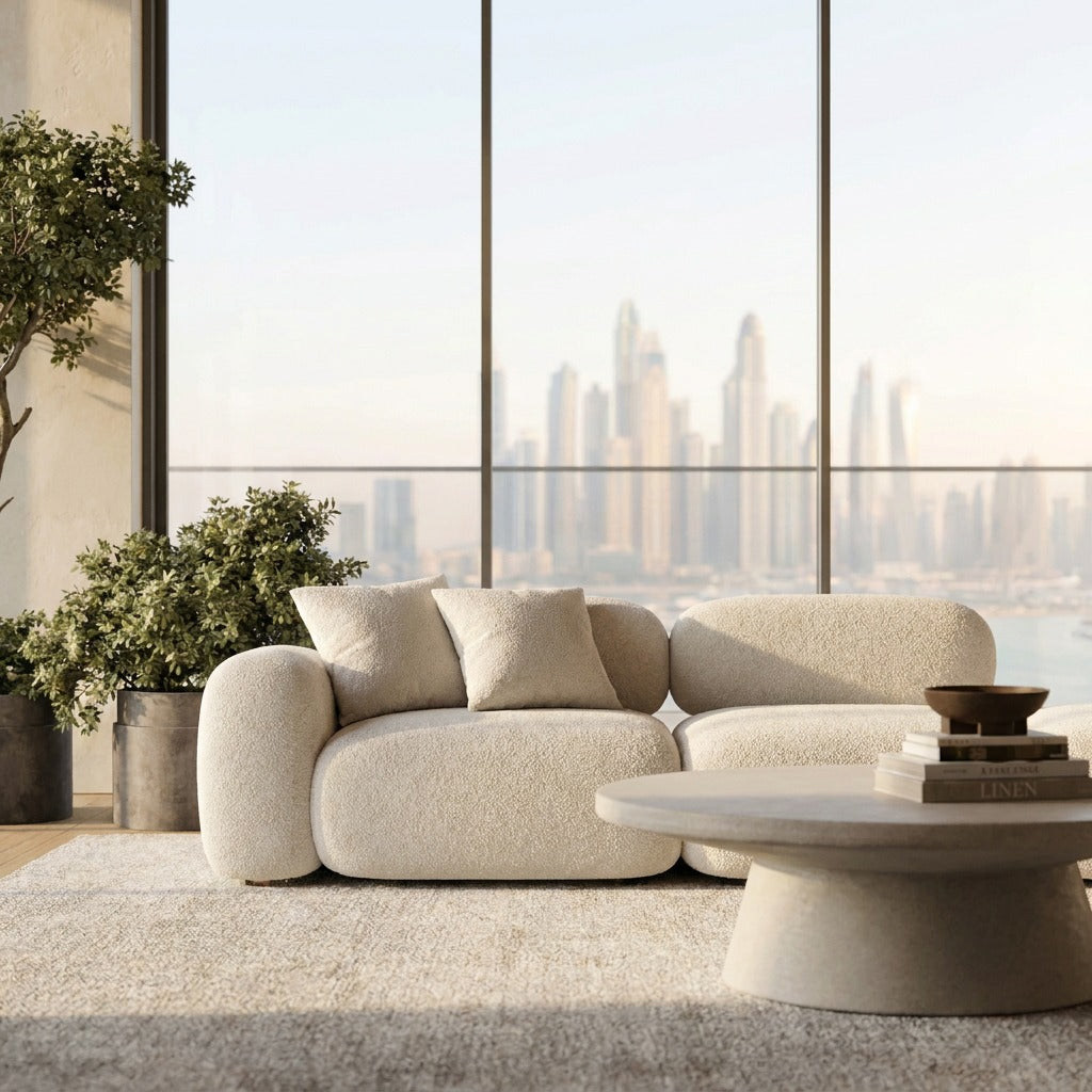 Alice Cream Microconcrete Coffee Table image
