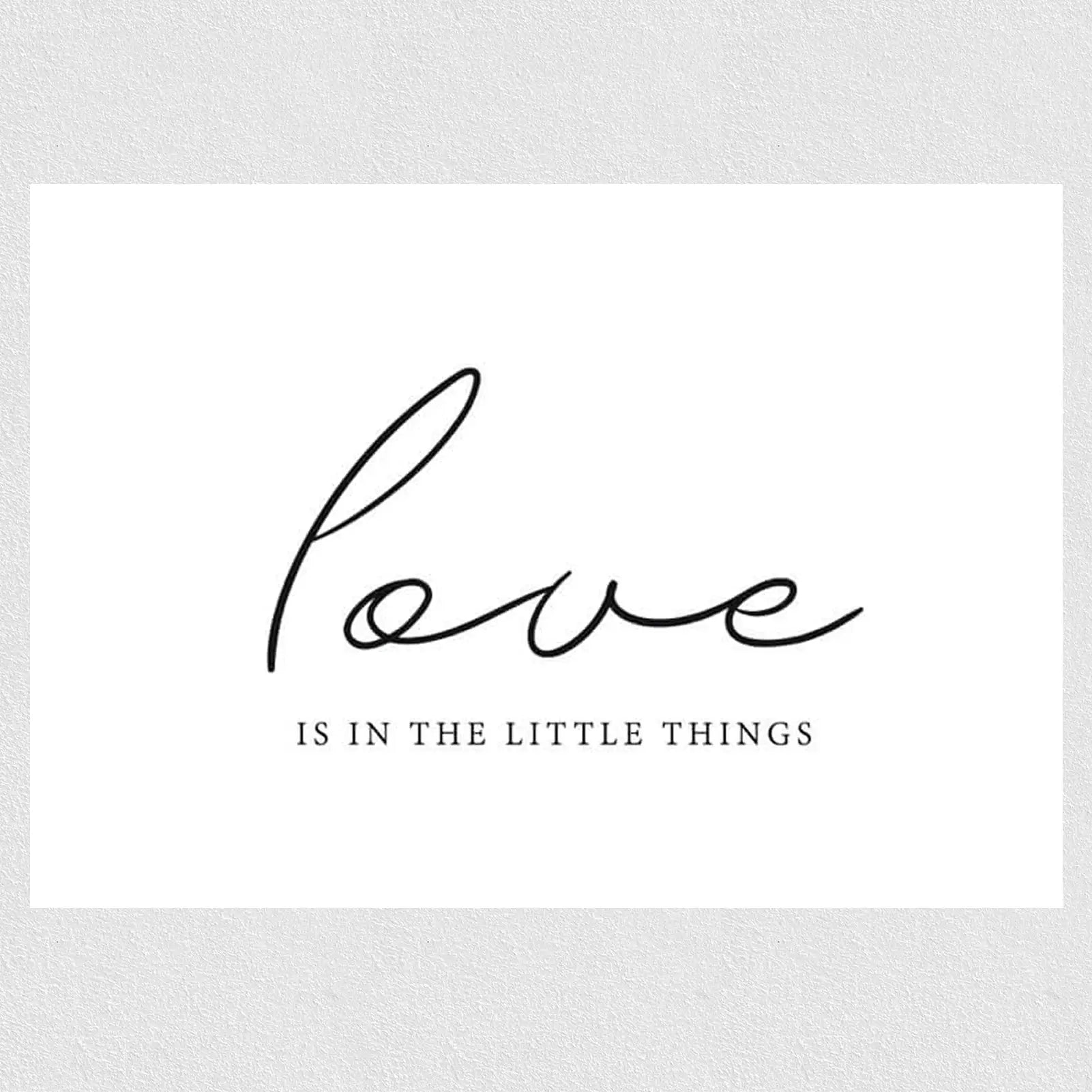 Lettering Declaration of Love Poster