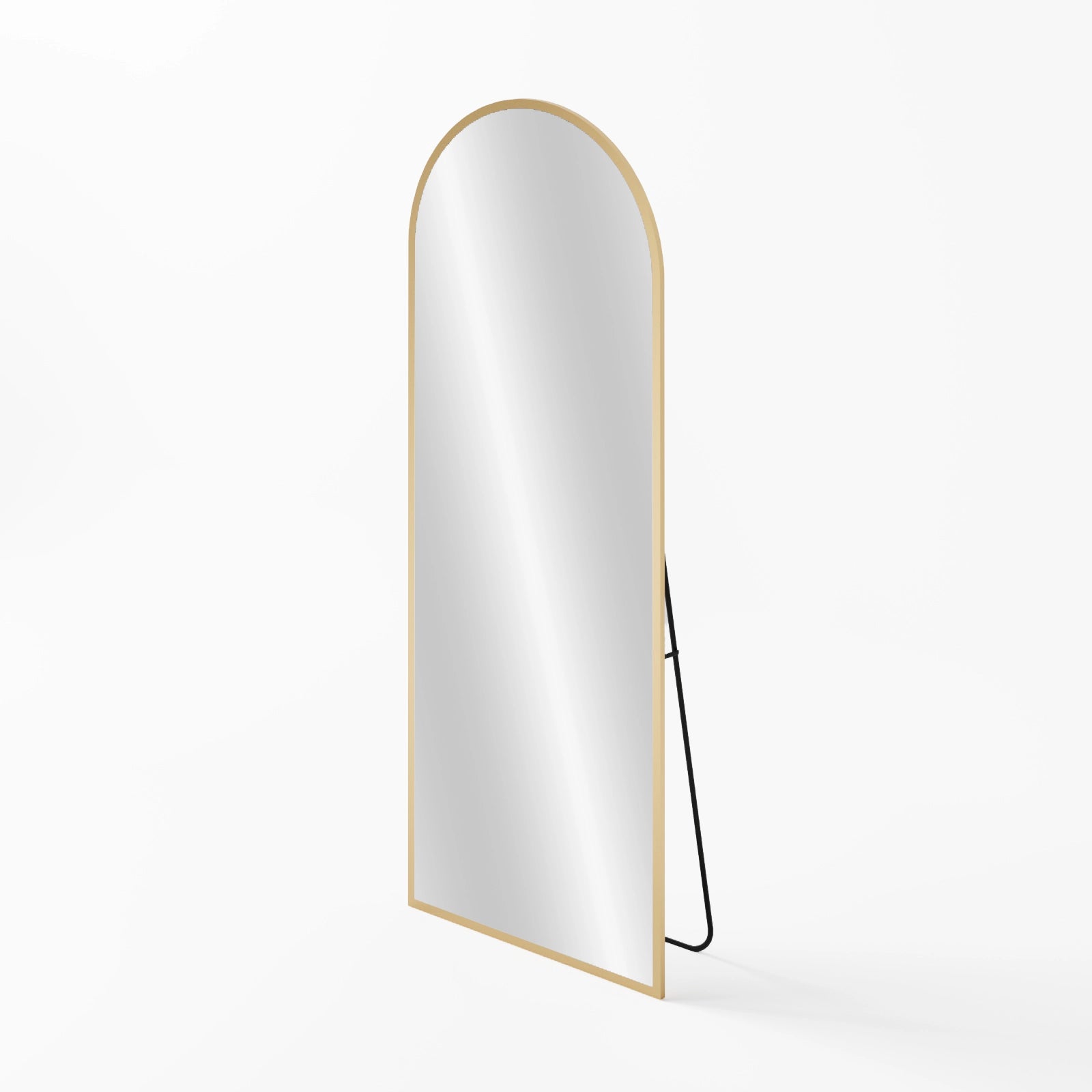 Elen Gold Arch Full Length Mirror with Stand (4 Sizes)