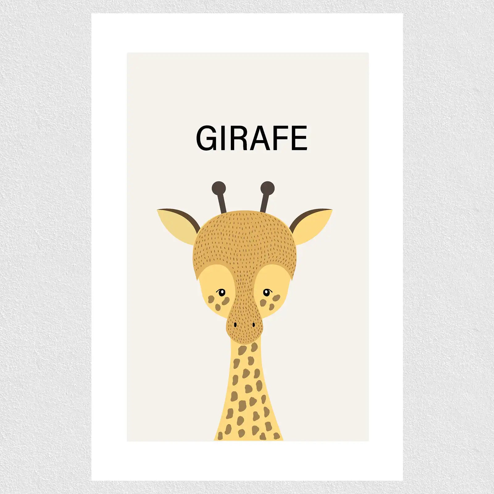 Tiny Giraffe Kids Poster