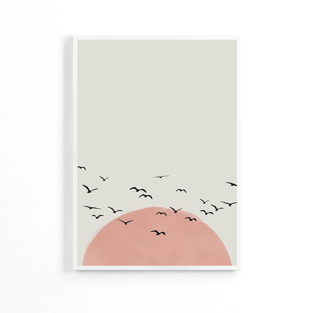 Wings at Sunset Poster image