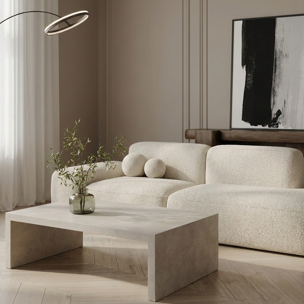 Leire Microconcrete Coffee Table image